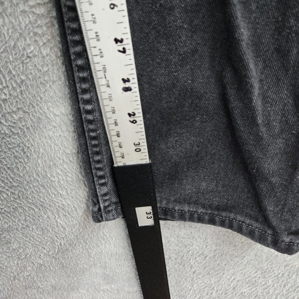 VINTAGE Levi's 505 Men Jeans 34X34 Black Denim Regular Straight 90s‎ USA